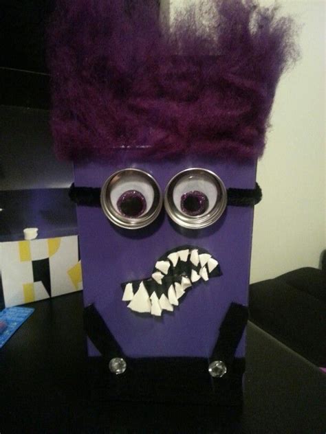 Purple Minion Valentine Box