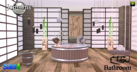 Sims 4 Ccs The Best Bathroom By Jomsims