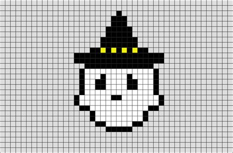 Ghost Witch Pixel Art Pixel Art Pattern Pixel Art Grid Pixel Art