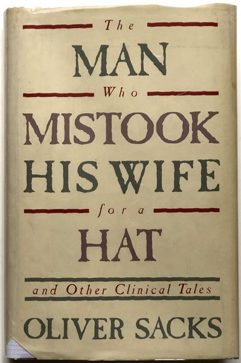 Oliver Sacks Man Who Mistook His Wife For A Hat First Edition 1985 Ebay