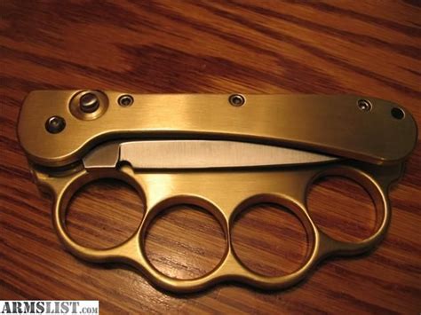 Switchblade Brass Knuckle Knife About Knives