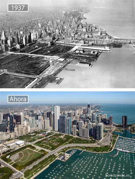 15 Fotos De Antes Y Ahora Mostrando El Cambio De Grandes Ciudades Con