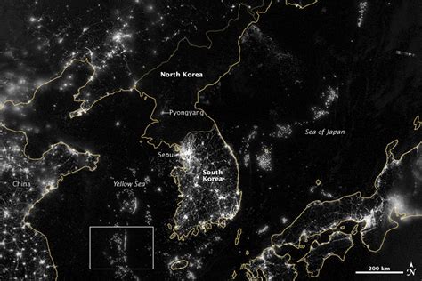 In response to criticisms that north korea is too weak to power itself, the. A new high resolution look at North Korea, where it is ...
