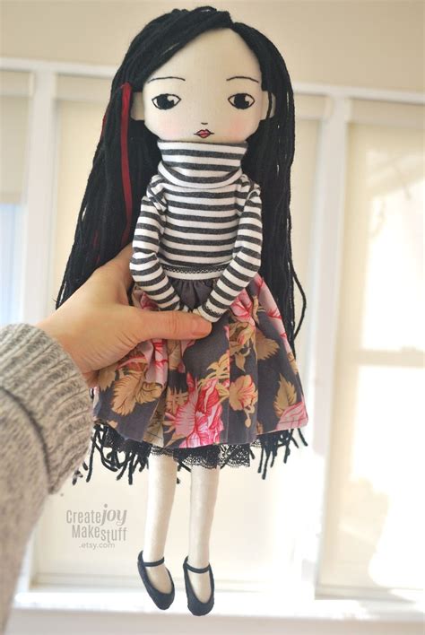 anastasia 16 jointed cloth doll made for creative play createjoymakestuff textile art dolls