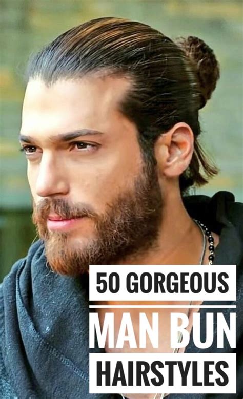 Man bun hairstyle is very trendy nowadays and entirely a style in itself. 50 Handsome Man Bun Hairstyles | Man bun hairstyles, Bun ...