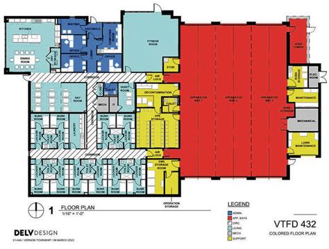 Fire Station Floor Plans With Dimensions Viewfloor Co