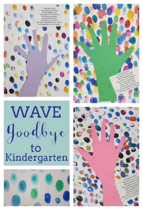 1 preschool and kindergarten children. End of Year Kindergarten Fingerprint Art | Kindergarten crafts, Kindergarten art projects ...