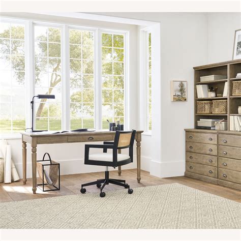 Pottery Barn Lakeport Swivel Desk Chair - AptDeco