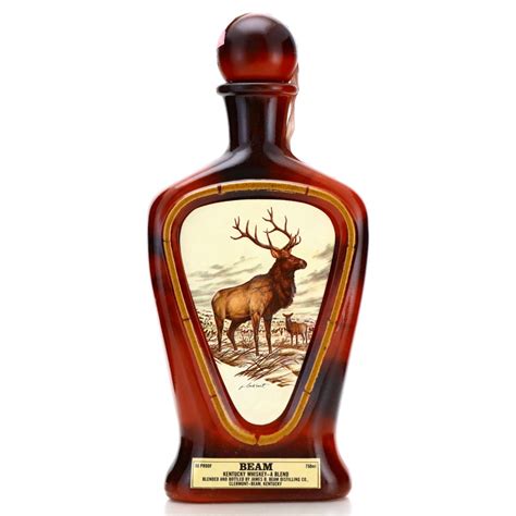 Beams Kentucky Whiskey Decanter 1980s Mule Deer Whisky Auctioneer
