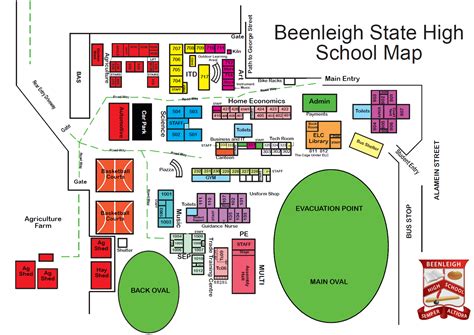 High School Classroom Map
