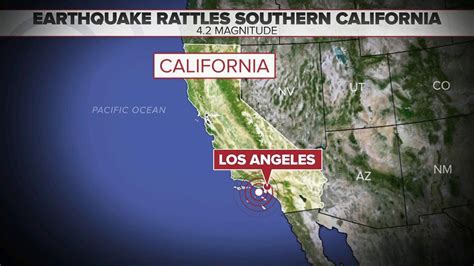 4 2 Magnitude Earthquake Hits Southern California