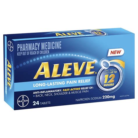Aleve 12 Hour Anti Inflammatory Tablets 24 Pack
