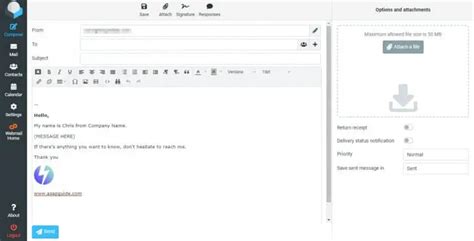How To Create Email Template In Roundcube Webmail 2024