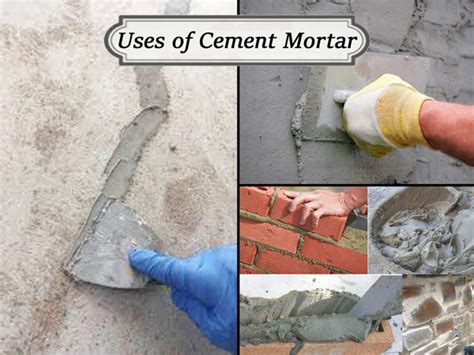Cement Mortar Its Proportion Preparation And Uses