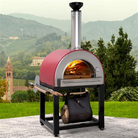 The thermal mass on the oven chamber floor is made of 6 pieces of 1 inch thick medium density firebrick manufactured in new york. Forno Venetzia Pronto 300 Outdoor Wood Burning Pizza Oven ...