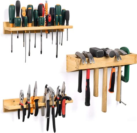 Screwdriver Organizer Pliers Organizer Hammer Rack Wall Mounted Tool