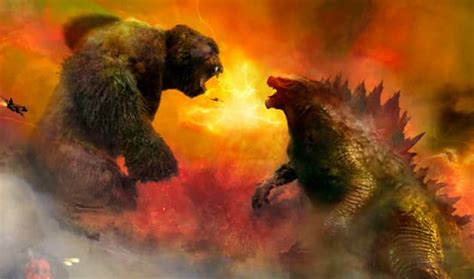 Legends collide in 'godzilla vs. Godzilla Vs Kong Poster - Godzilla Vs Kong Merchandise ...