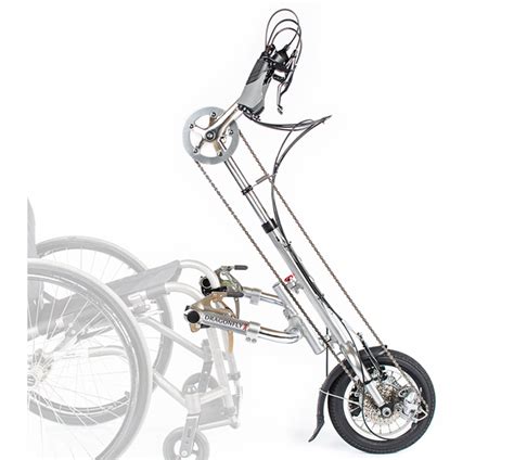 wheelchair handbike attachment new generation dragonfly 2 john preston