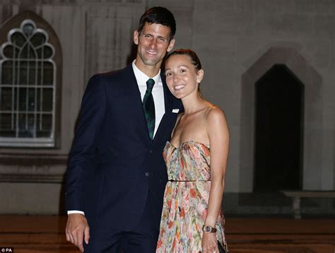 Wife on the shoulders and running on the snow: Novak Djokovic hails family life following victory over Roger Federer at Wimbledon 2015 | Daily ...