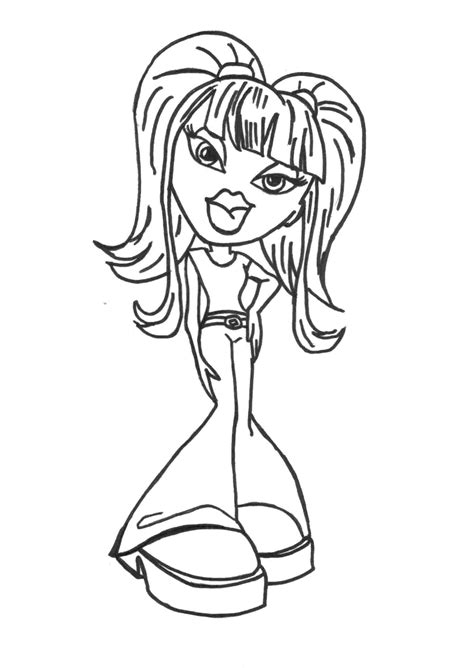 Print Bratz Coloring Pages