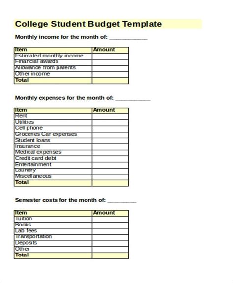 22 Budget Templates In Excel