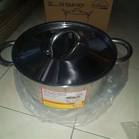 Promo Supra Soup Pot Ss Lid 22 Qt 36 Cm Stainless Steel Panci Dutch Oven Diskon 23 Di Seller