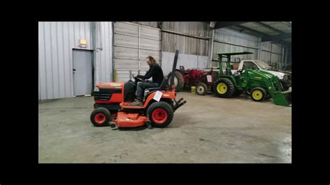 Sold Kubota Bx220 Tractor With Mid Mount Mower Deck 4600 Youtube