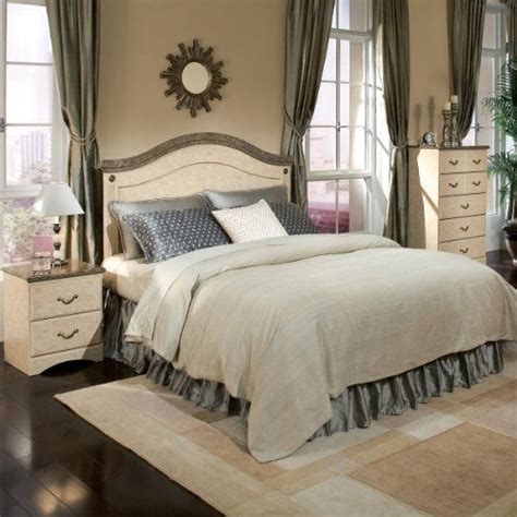 A shop in the village (?) Standard Furniture Florence Panel Headboard in Jura Block ...
