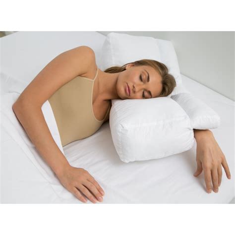 Better Sleep Pillow Gel Fiber Pillow Patented Arm Tunnel Design Improves