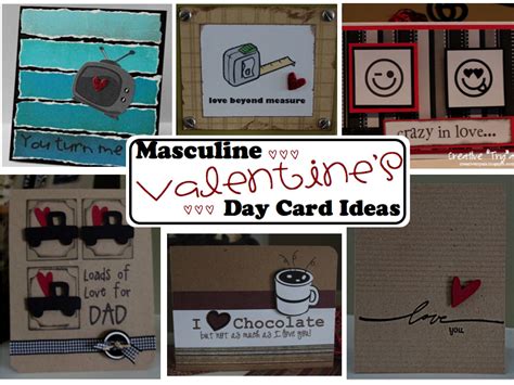Creative Tryals Masculine Valentines Day Card Ideas