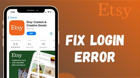 Fix Etsy App Login Error Sign In Problems Etsy Youtube