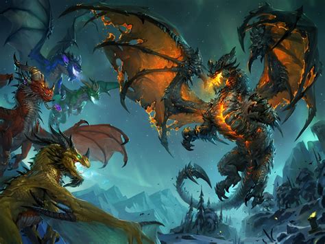 Fantasy Art Dragon World Of Warcraft Cataclysm World Of Warcraft