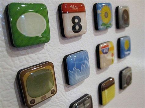 Iphone 4 App Fridge Magnet Applications Mobiles Healthcare