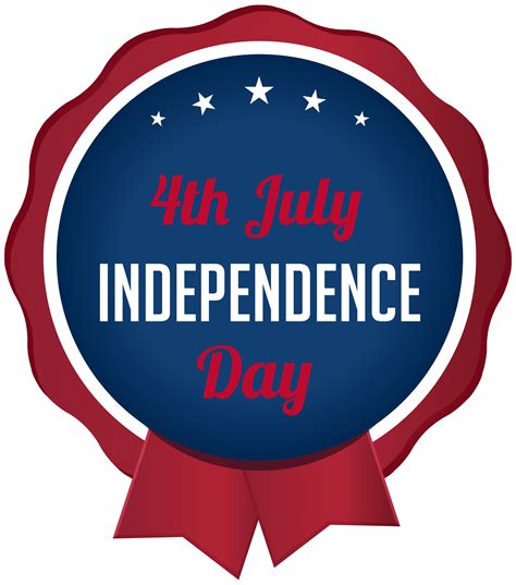 4th July Independence Day Png Clip Art Image