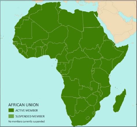 Peta Buta Benua Afrika Gambar Negara Dan Keterangannya