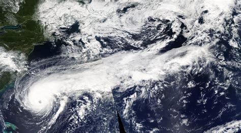 Nasas Wide View Of Major Hurricane Humbertos Massive Atlantic Tail