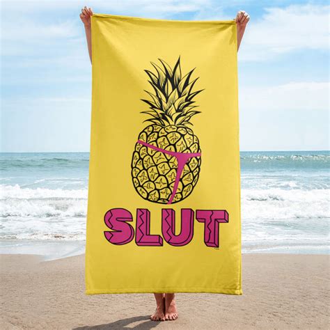 Brooklyn Nine Nine Pineapple Slut Beach Towel Nbc Store