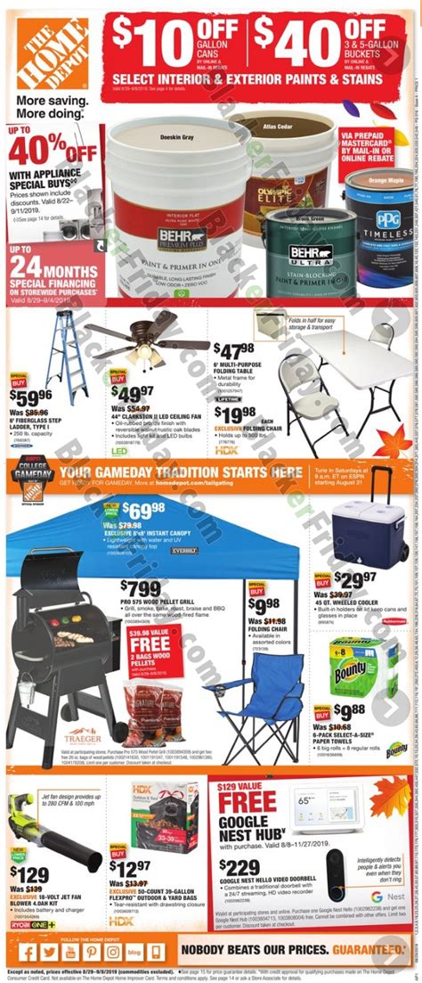 home depot labor day sale 2021 blacker friday
