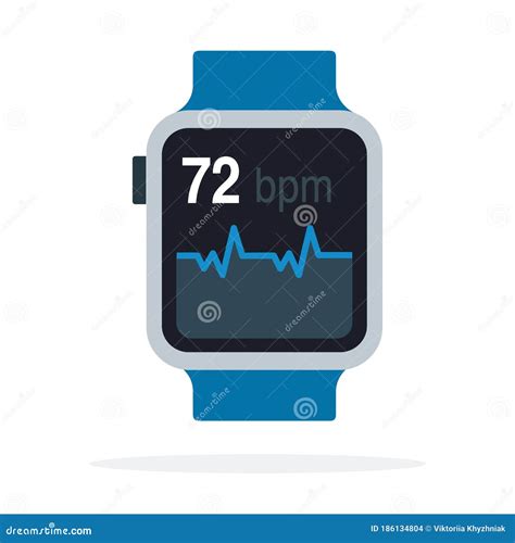 Smart Watch Vector Icon On White Background Stock Vector