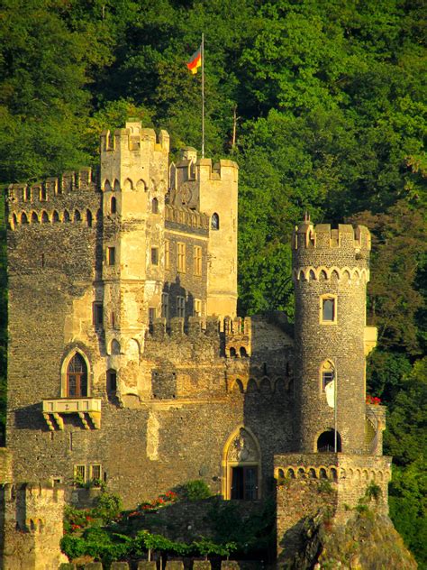Hotel altes haus is located at germany, ruedesheim am rhein, lorcher strasse 8. Burg Reichenstein | From our room at the "Altes Haus ...