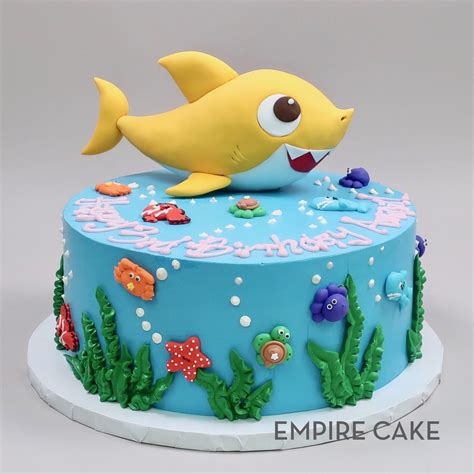 Baby Shark 3d Topper Empire Cake
