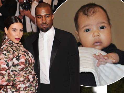North West Picture Kim Kardashian And Kanye West Reveal Their Baby