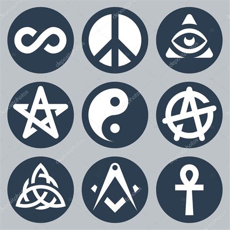 Symbol Icons Set Stock Vector Image By ©greyj 58991883