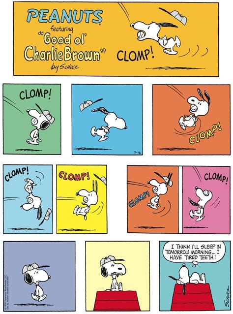 Peanuts By Charles Schulz For July 16 2017 GoComics Com Snoopy