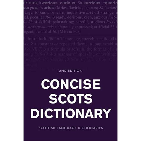 Scots Language Dictionaries Concise Scots Dictionary Second Edition