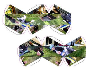 Flexagon origami folding instructions