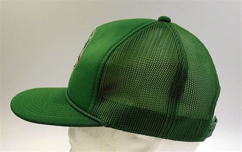 Vtg Foss Maritime 100 Years 1889 1989 Green Snapback Trucker Hat Cap Ebay