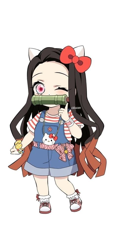 Nezuko Hello Kitty En 2023 Personajes De Anime Dibujos Kawaii