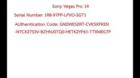 How to download vegas pro 14 for free? key sony vegas pro 14 serial number 2017 - YouTube