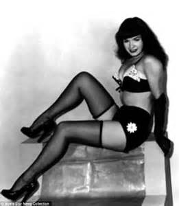 rare pictures of pinup queen bettie page accused of inciting juvenile delinquency in the 1950s